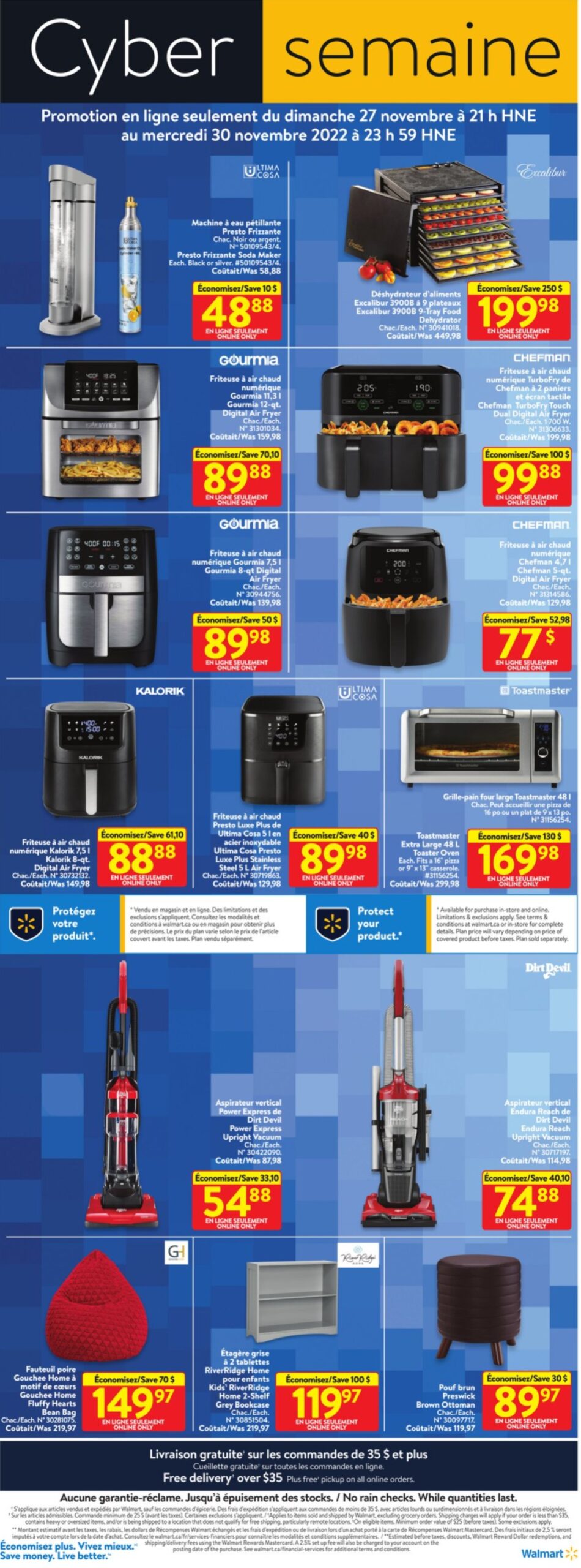 Circulaire du Cyber Lundi chez Walmart