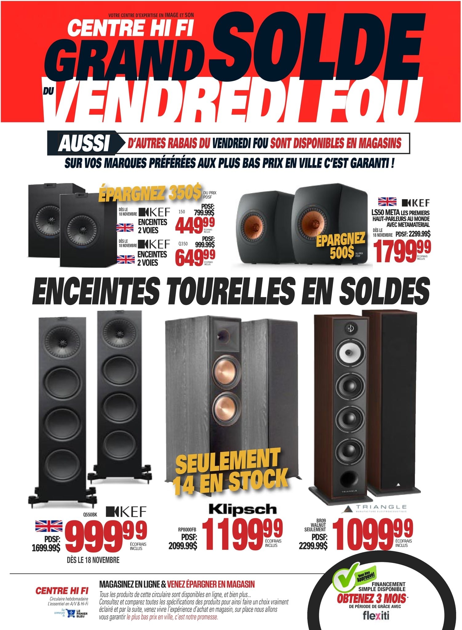 Soldes Vendredi Fou Centre Hi-Fi