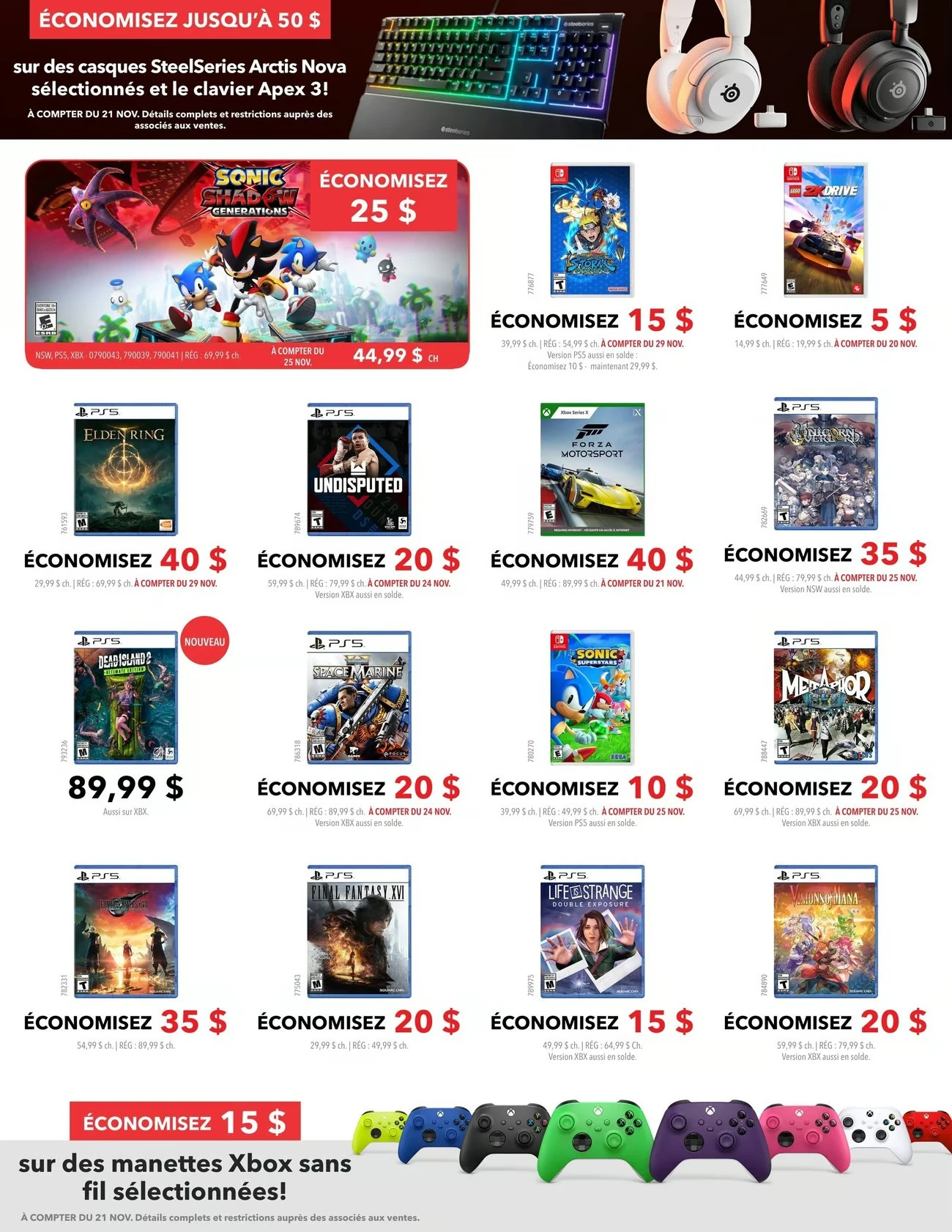 Circulaire du Vendredi Fou chez Gamestop - Page 5