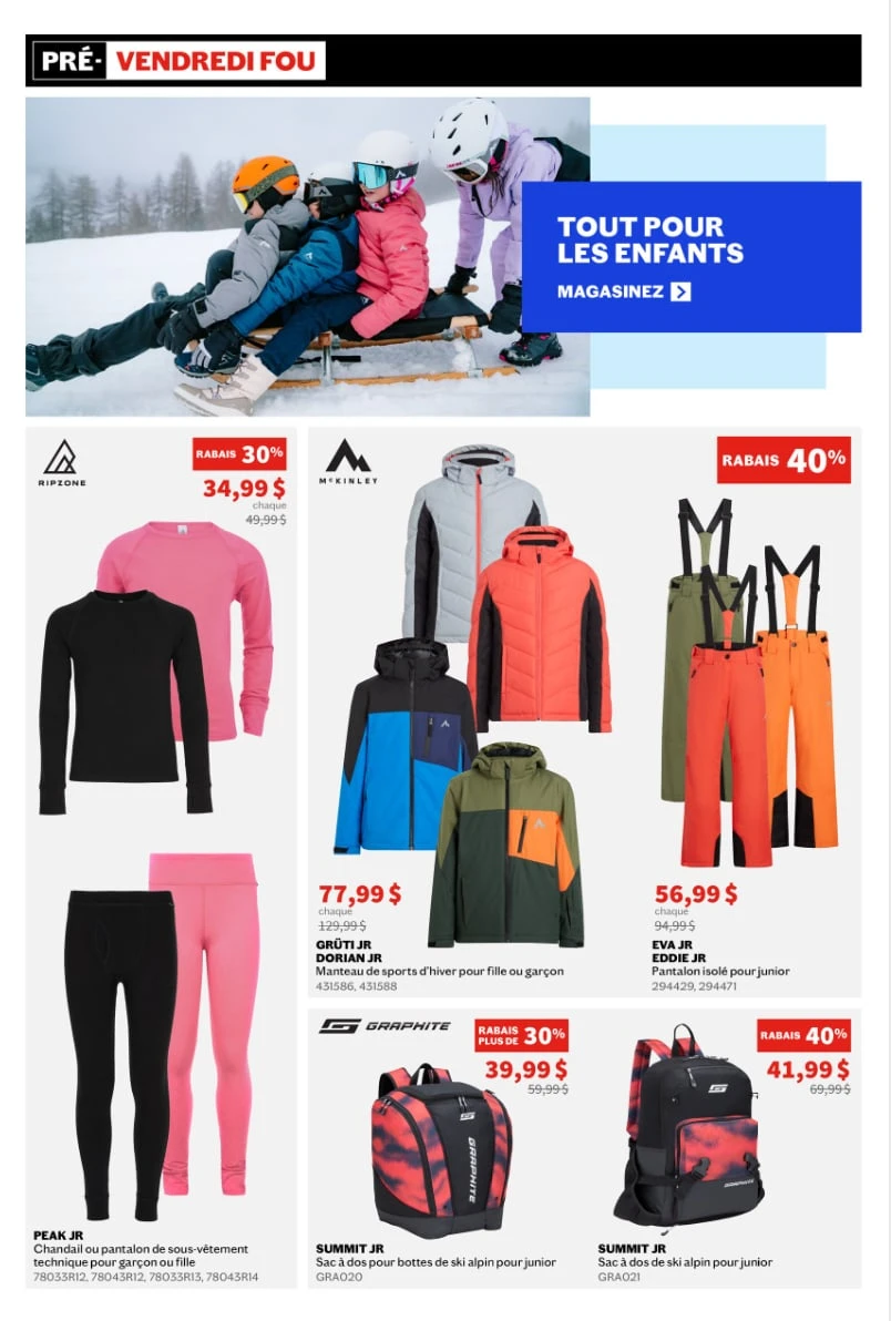 Circulaire Sports Expert du Vendredi Fou 2024 Black Friday - Page 6