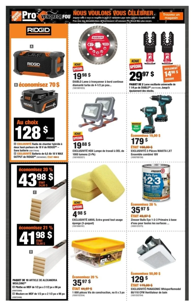 Circulaire Home Depot du Vendredi Fou 2024 - Page 6