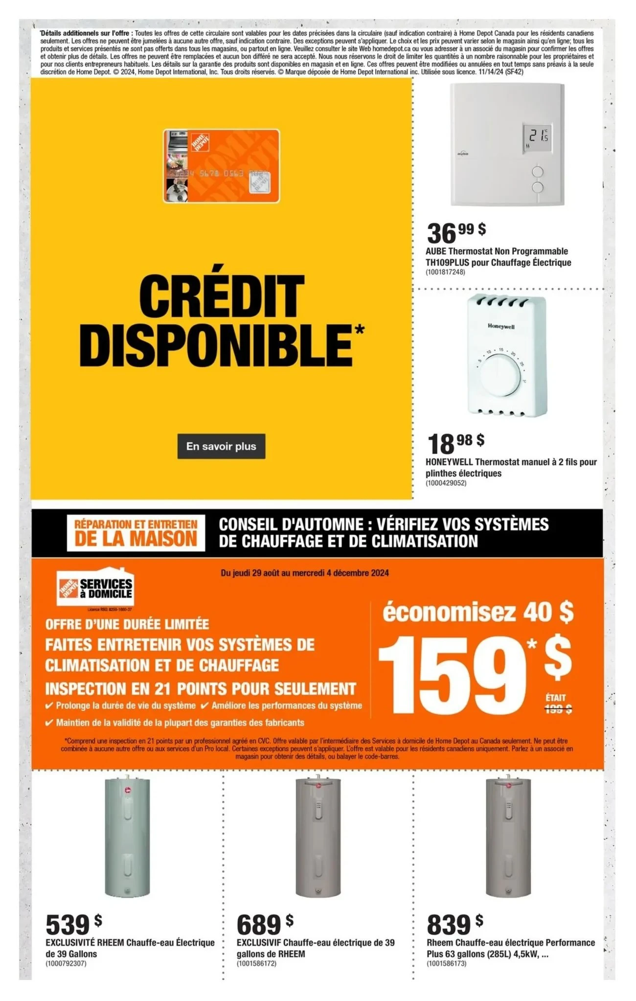 Circulaire Home Depot du Vendredi Fou 2024 - Page 16